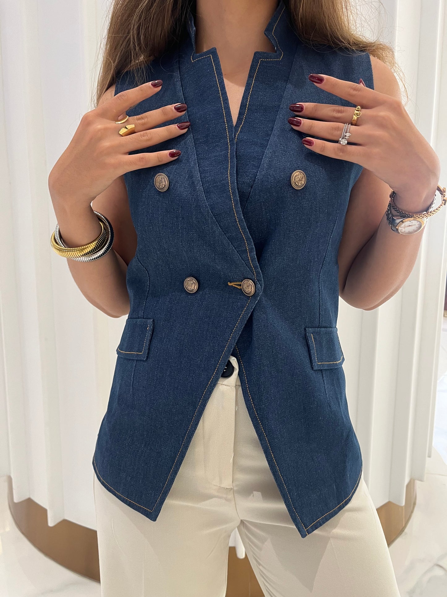 Tokyo Denim Waistcoat